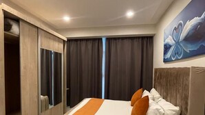 Appartement Luxe, balcon, vue ville