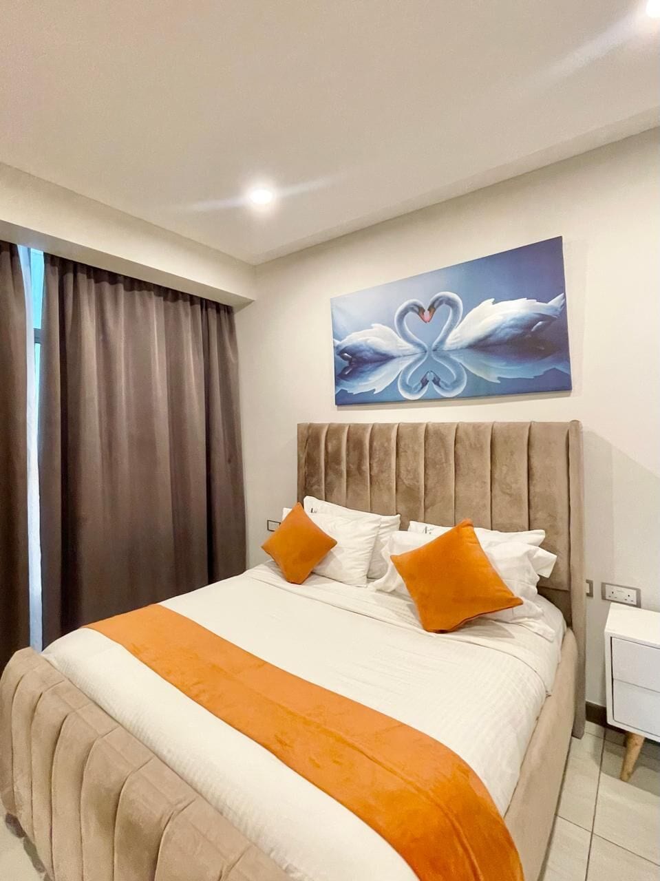 Luxury Apartment, Balcony, City View | Laptop workspace, iron/ironing board, free WiFi, individually decorated