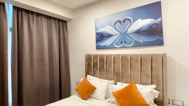 Appartement Luxe, balcon, vue ville