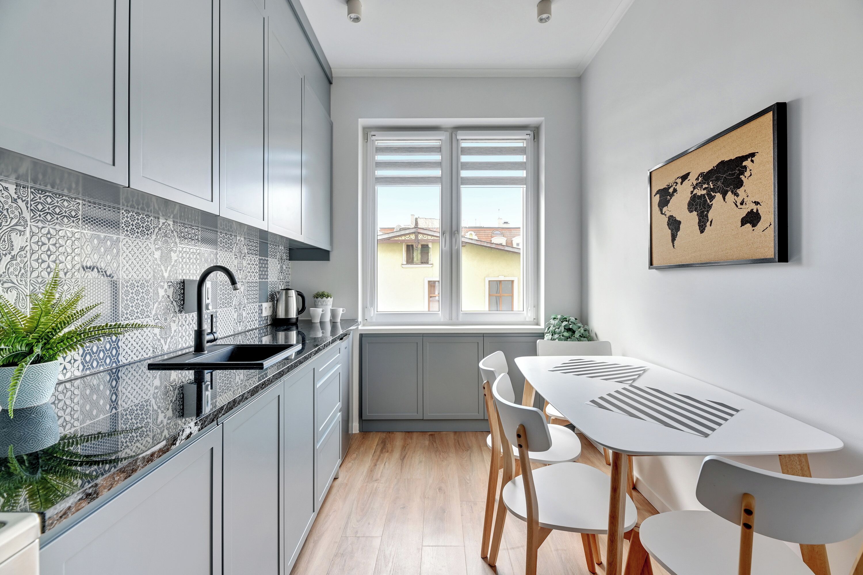 Apartamento estándar, no fumadores, baño privado | Cocina privada | Cafetera o tetera, hervidor eléctrico, trona infantil y congelador