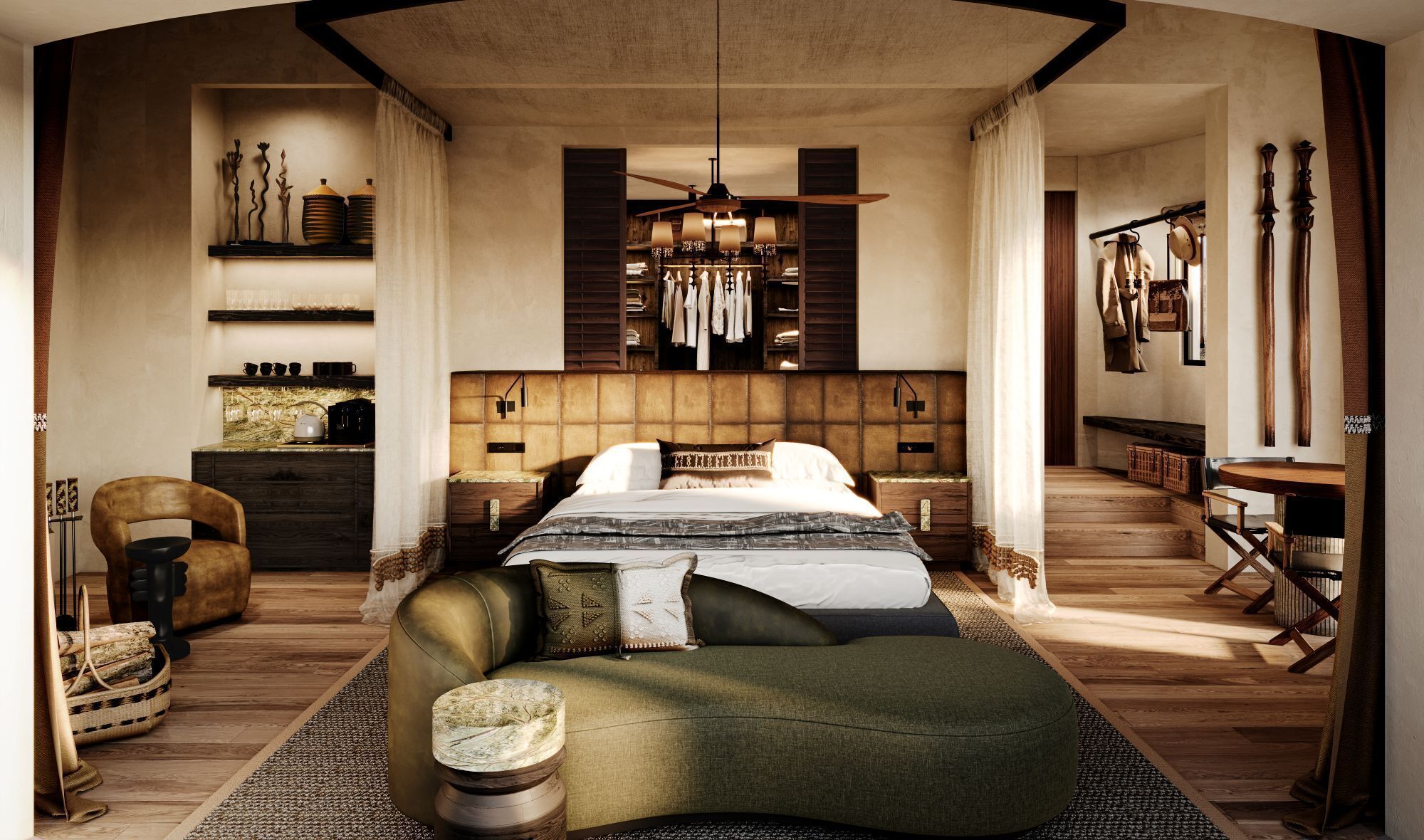 Luxury Chalet, 1 King Bed, Balcony, River View | In-room safe, WiFi (free)