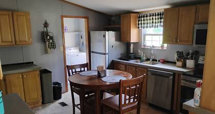 3-bedroom house located along side the Racine lock and dam with access to park.