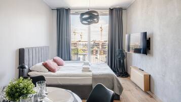 Studio-suite - balkon | Strygejern/strygebræt, gratis Wi-Fi