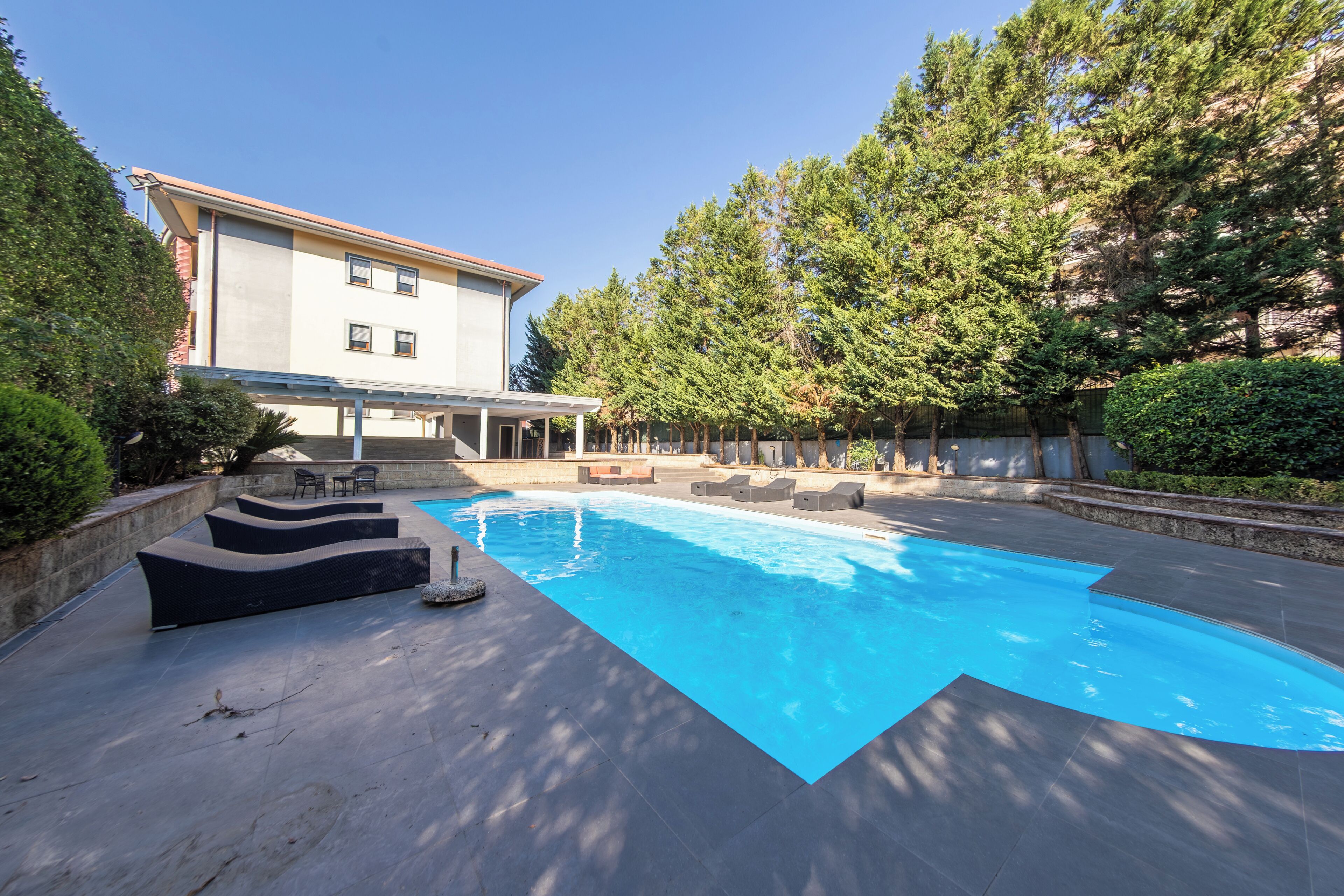 Seasonal outdoor pool