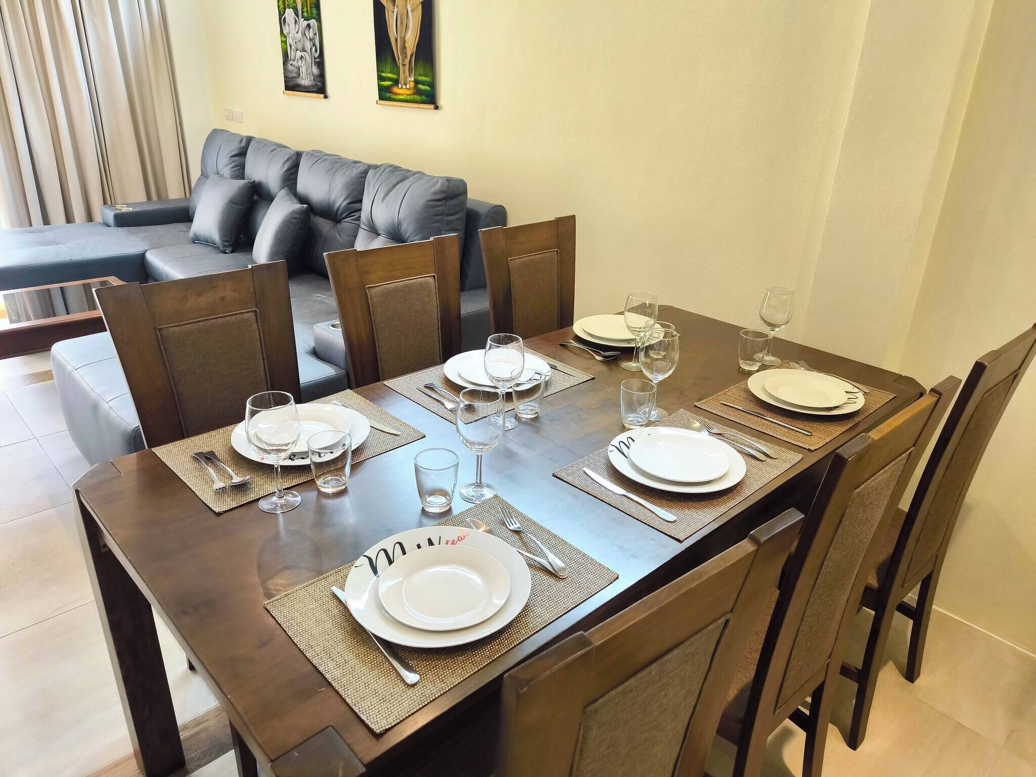 Villa, 4 soverom, røyk, terrasse | Spiseområde