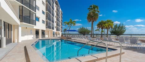 Condo, 1 King Bed with Sofa bed (Carlos Pointe #213 Paradise Pointe) | Pool