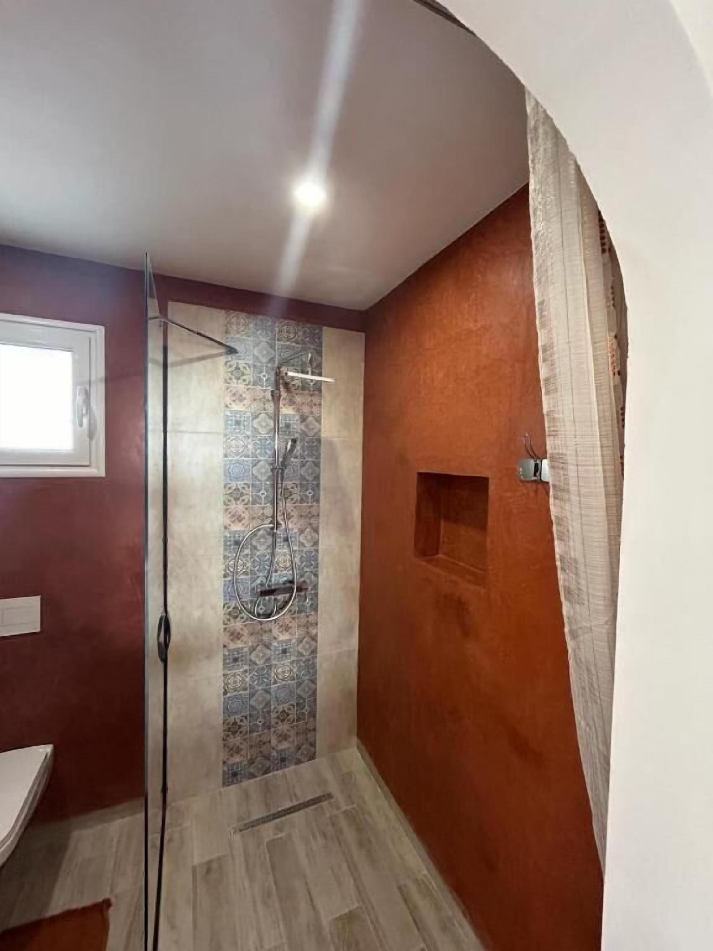 Quadruple Room, Balcony, Garden View | Bathroom