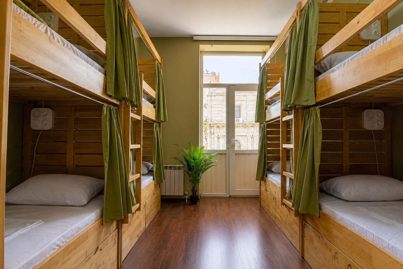  8-Bed Mixed Dormitory Room with Balcony (Mixed Gender)