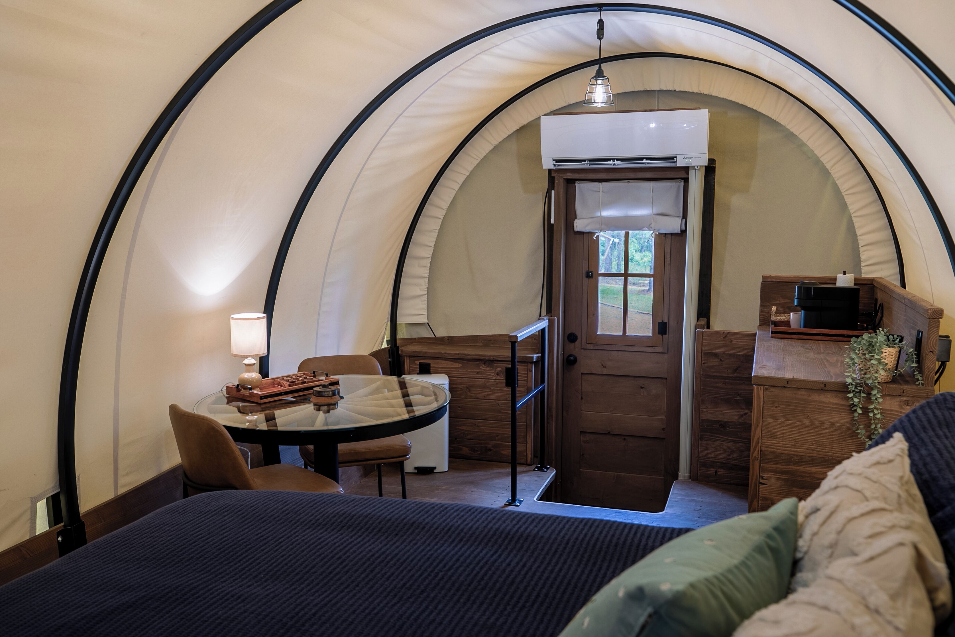 Luxury Tent, Private Bathroom | Dining