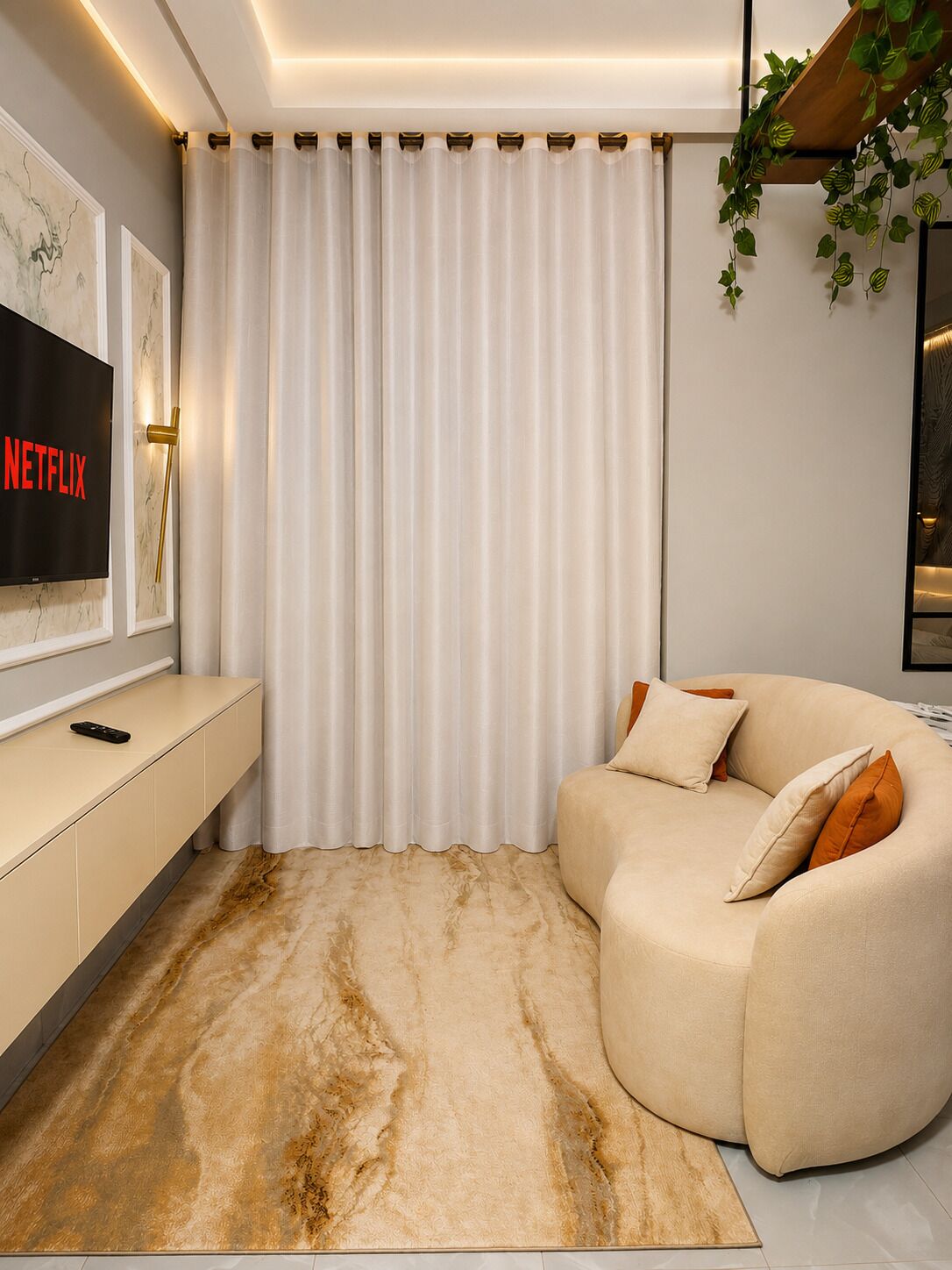 Deluxe Apartment, Balcony | Bahagian dalam