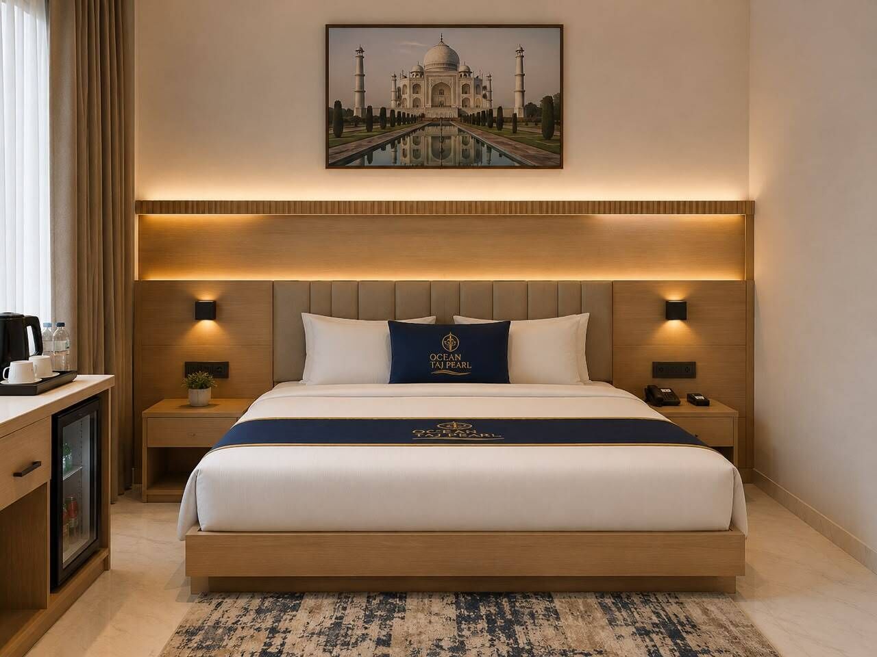 Deluxe Double or Twin Room, City View | Desk, laptop workspace, iron/ironing board, free WiFi