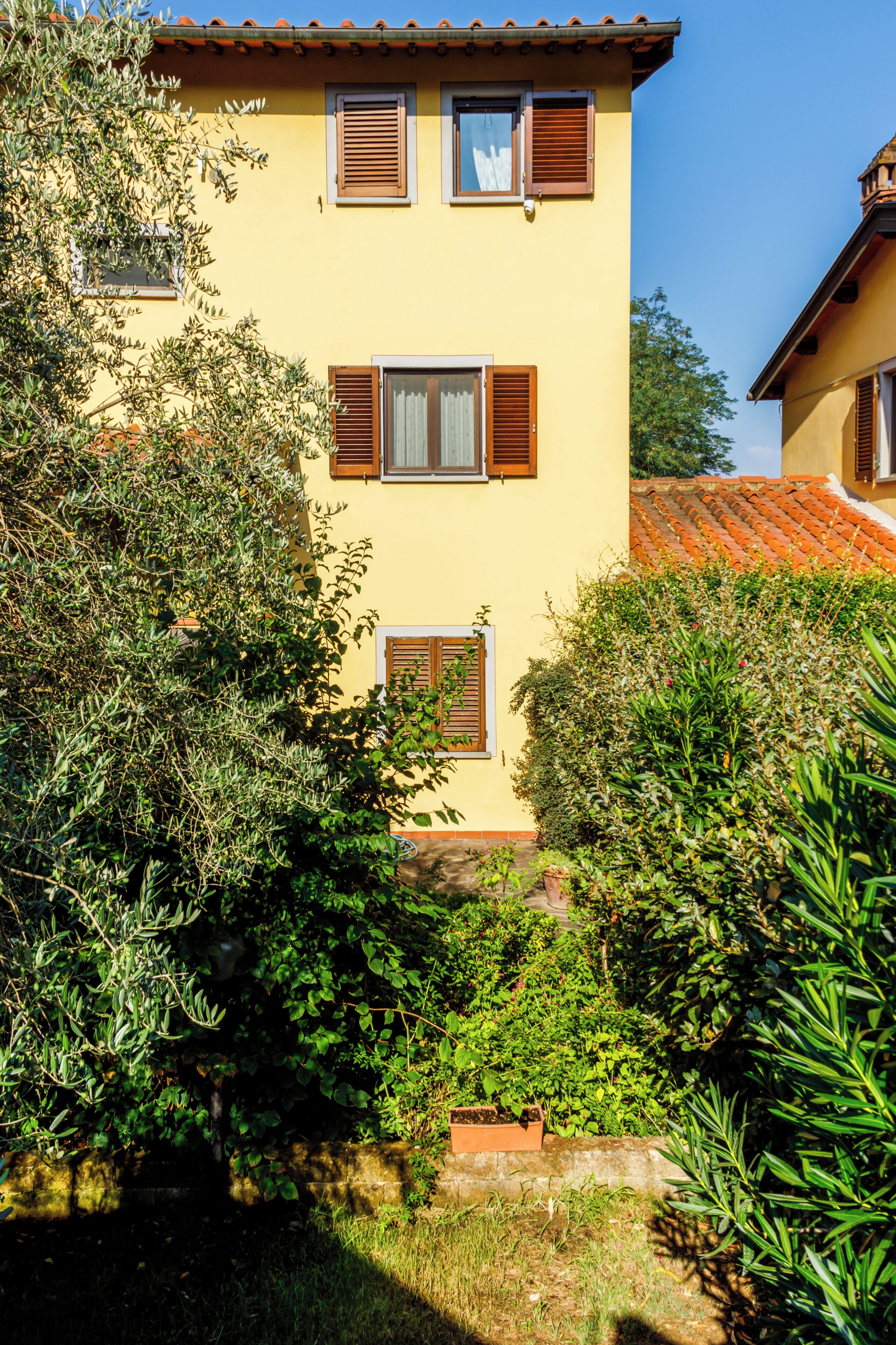 Casa, patio, vista al jardín | Exterior