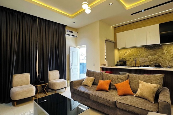 Family Apartment, Balcony, City View | Living area