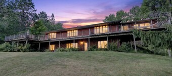 Beautiful 6-bedroom lakeside cabin with amazing fishing, hunting, and recreation