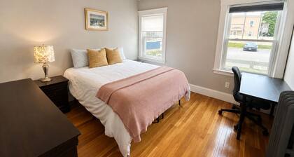 First Floor 3-BR Apt / Parking Included / Walk to Waltham Train and Moody St