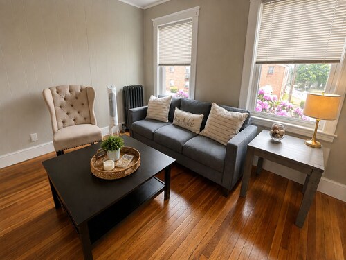 First Floor 3-BR Apt / Parking Included / Walk to Waltham Train and Moody St