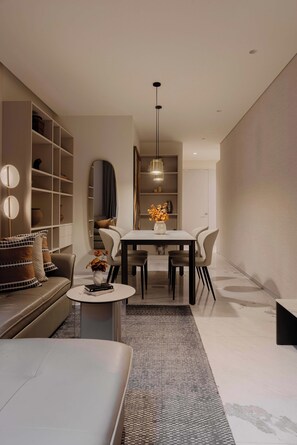 Living area - Garden 1BR Apartment with Interior Terrace in Polanco (Ciudad de México)