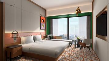 Minibar, in-room safe, iron/ironing board (on request)