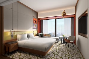 Room, 1 King Bed | Minibar, in-room safe, iron/ironing board (on request) - Hyatt Centric East Taipei (Taipei)