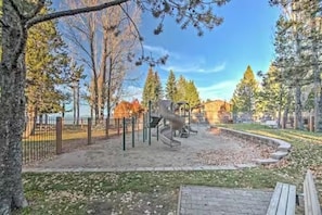 A park with a playground, trees, and a clear sky. - Incredible Water Front Tahoe Keys Home 3BD/2BA (South Lake Tahoe)