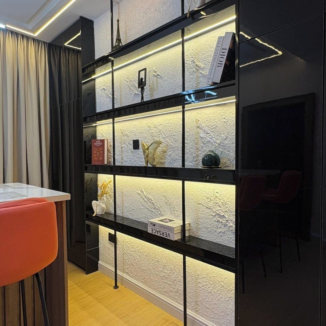 Apartemen Ekonomi, balkon, pemandangan kota | Interior