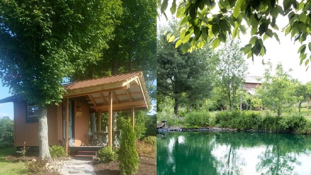 Unclassified image, 1 of 14, button - Romantic Tiny Cabin Rental for a Great Vacation in the Finger Lakes Region of New York (Ithaca)