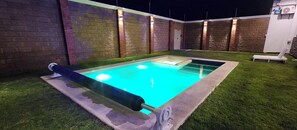 Outdoor pool, a heated pool - Group-friendly house with a heated pool, hot tub, and movie theater in Atlixco, Puebla (Pueblos Mágicos)