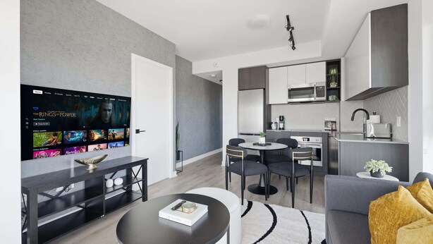 Unclassified image, 1 of 40, button - Modern 2BR Retreat with Private Balcony & Parking (Toronto)