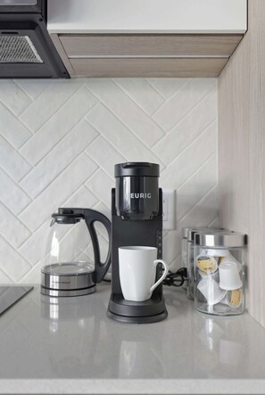 Coffee and/or coffee maker - Elevated Etobicoke Flat | Near Humber Bay (Toronto)