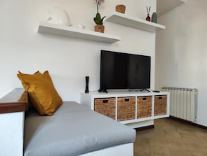 Apartamento Confort, no fumadores, vistas a la ciudad | Zona de estar