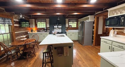 The Log Cabin near Tippah Lake
