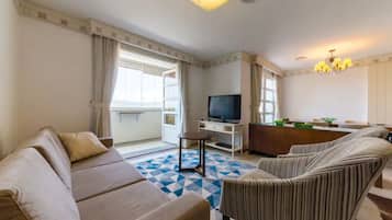 Basic Apartment | Living area | 40-inch TV with digital channels
