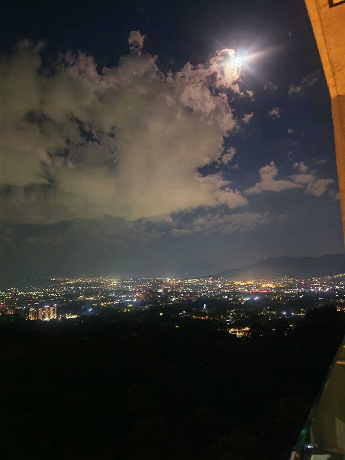 Blick von der Unterkunft