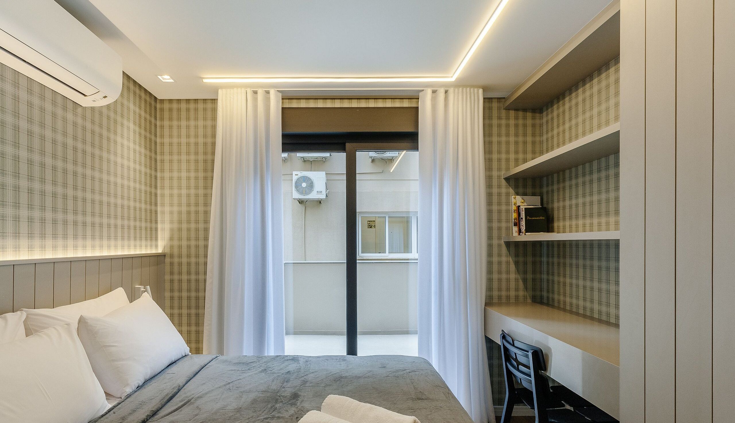 Apartamento básico | 2 quartos, Wi-Fi de cortesia