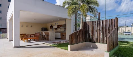 Apartamento básico | Terraza o patio