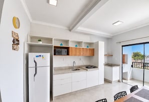 Private kitchen - Studio w/ BBQ Near the Airport - Rrc0206 (Florianópolis)