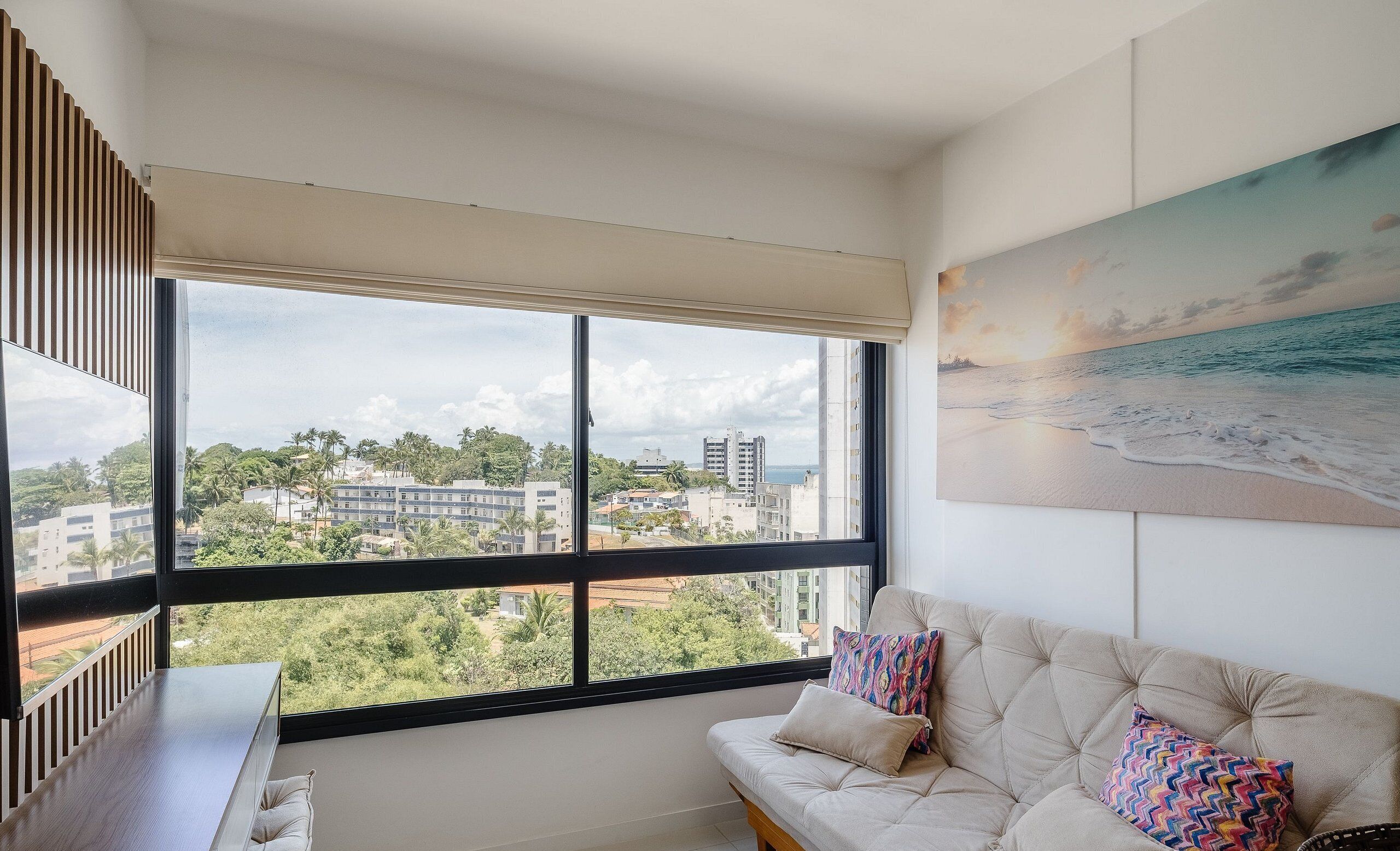 Basic-Apartment | Wohnbereich | 40-Zoll-Fernseher mit Digitalempfang