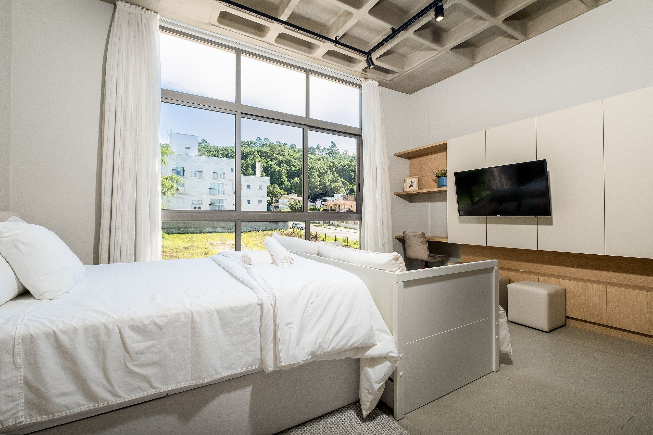 Apartemen Basic | 1 kamar tidur dan Wi-Fi gratis