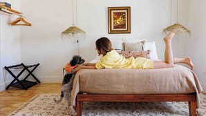 Iron/ironing board, WiFi (free), bed sheets - Bohemio Rebel: Sauna, Pickleball + Walkable Marfa (Marfa)