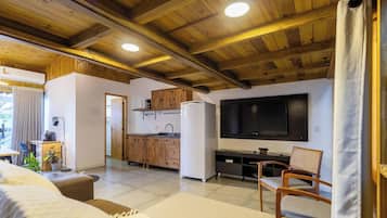 Apartamento básico | Zona de estar | Televisión de 40 pulgadas con canales digitales