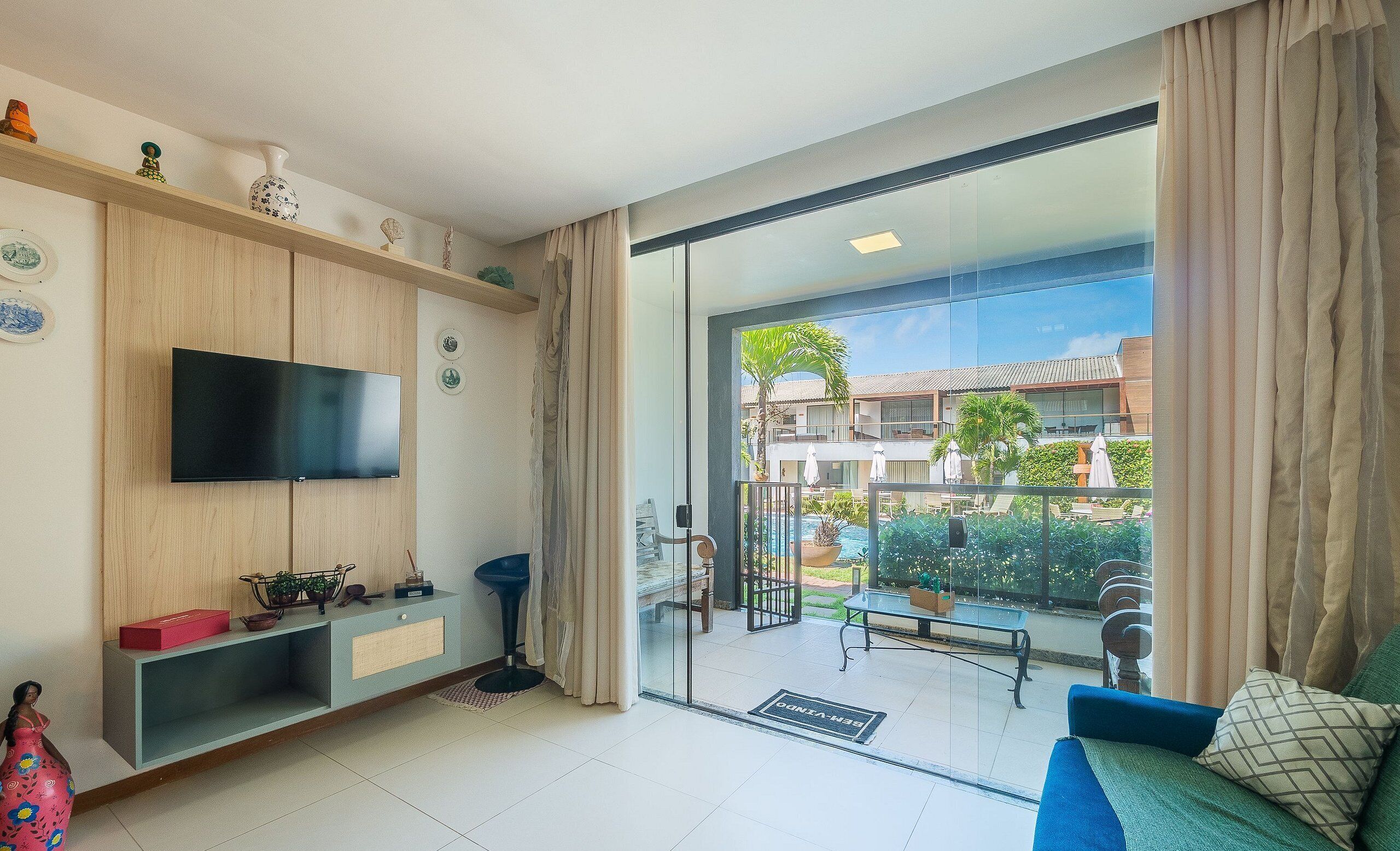 Chalet | Área de sala de estar | Televisión de 40 pulgadas con canales digitales 