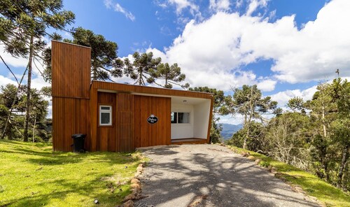 Waterfall Cabin Seen Urubici Mountains Par0003