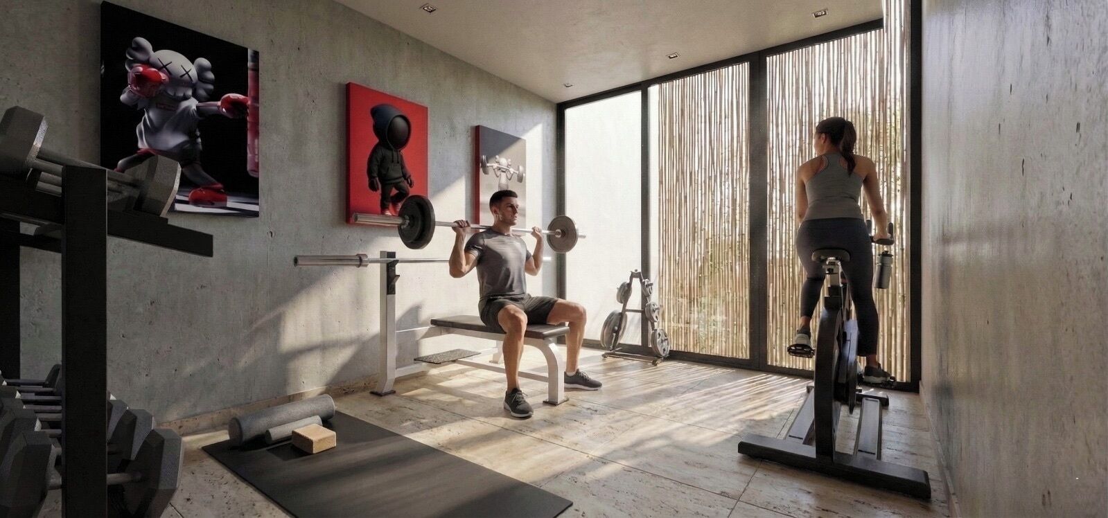 Fitnessbereich