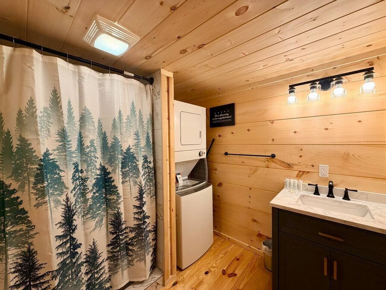 Hair dryer, towels