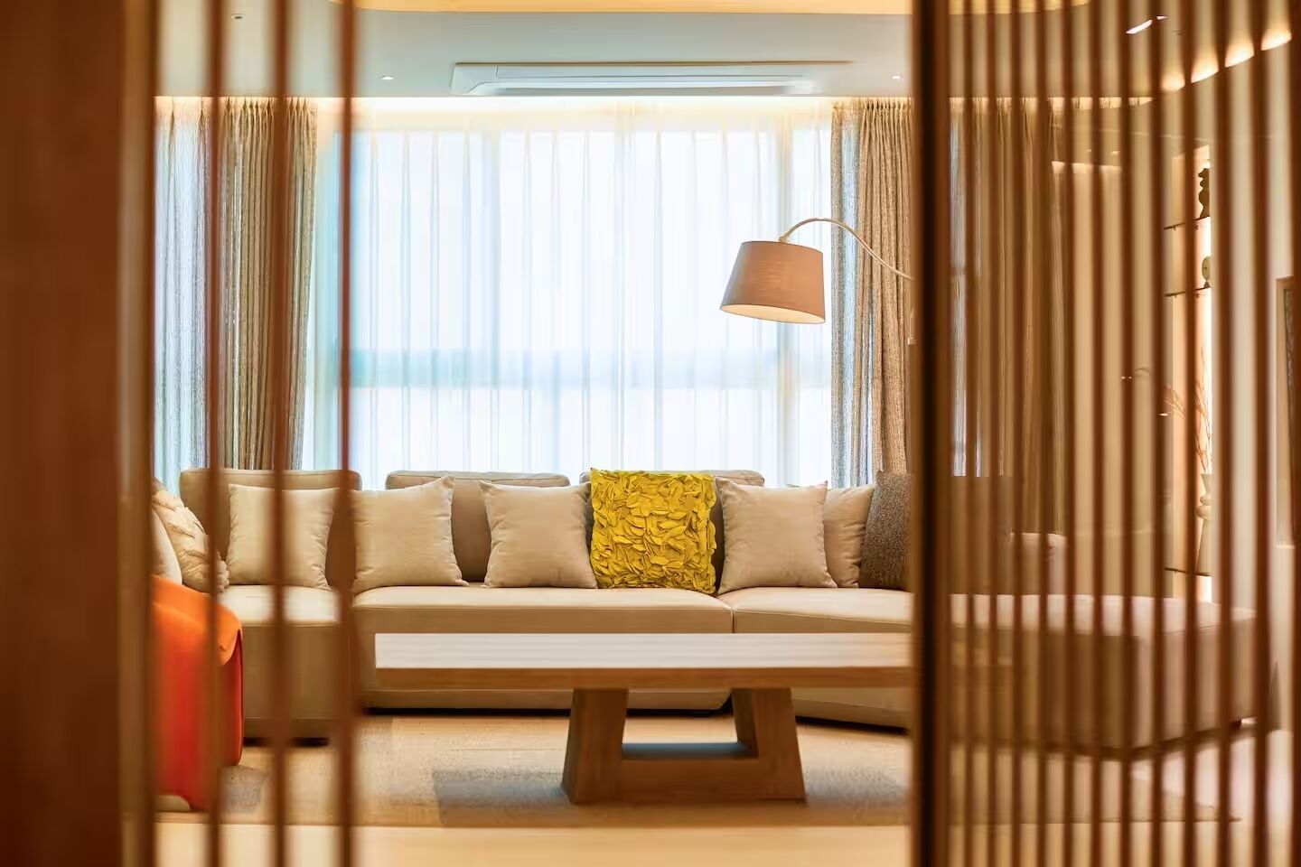 Superior Apartment, City View | Living area