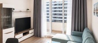 Pool View Apartment Varna | Heated Mineral Pool | Free Private Parking