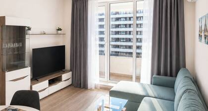 Pool View Apartment Varna | Heated Mineral Pool | Free Private Parking