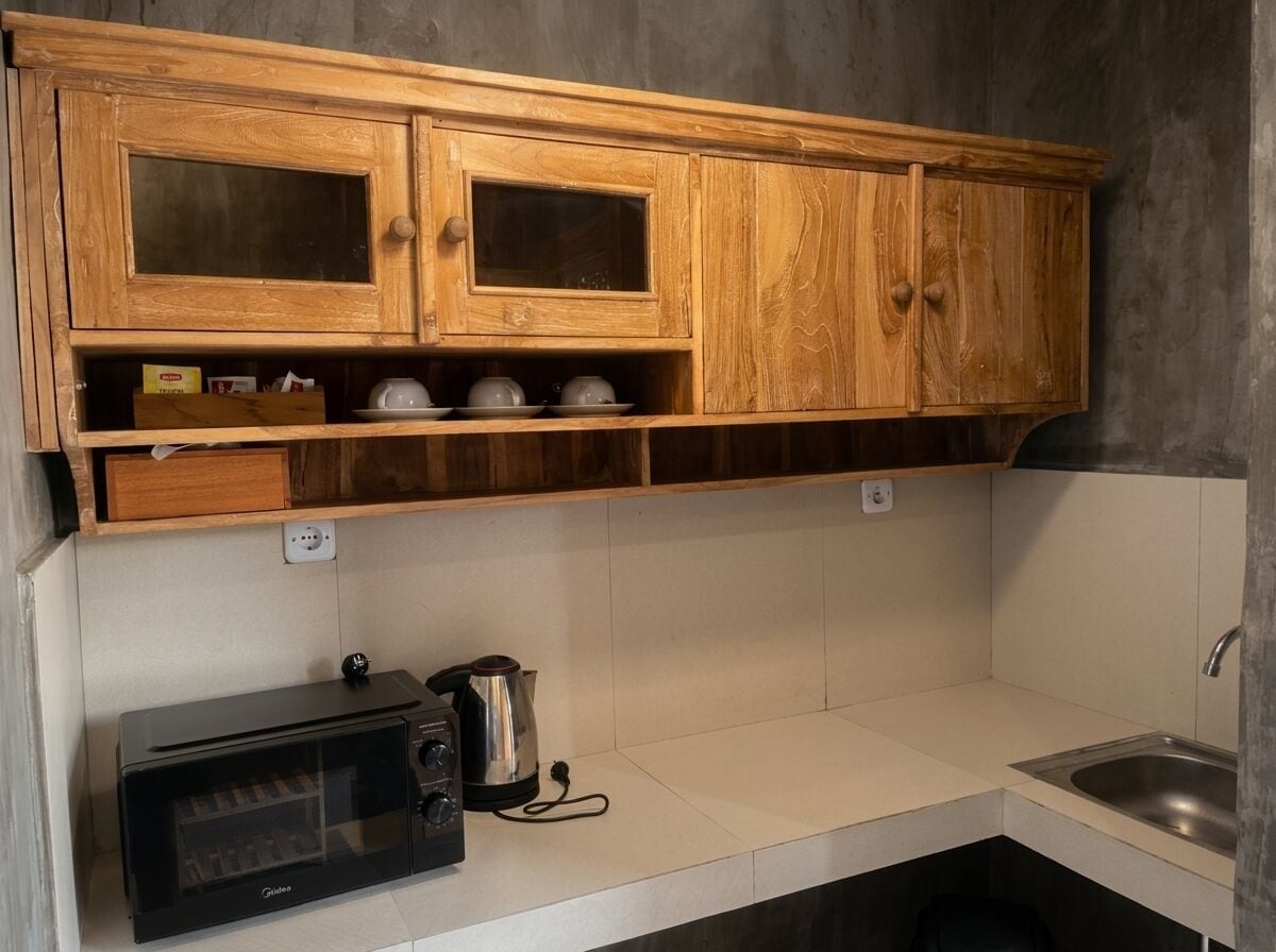 Superior Villa, Balcony, Ocean View | Private kitchen