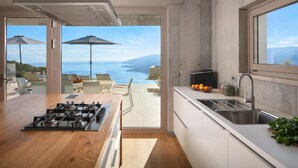 Standard Villa, 4 Bedrooms, Fireplace (Villa Saturea with Pool & Sauna near) | Private kitchen