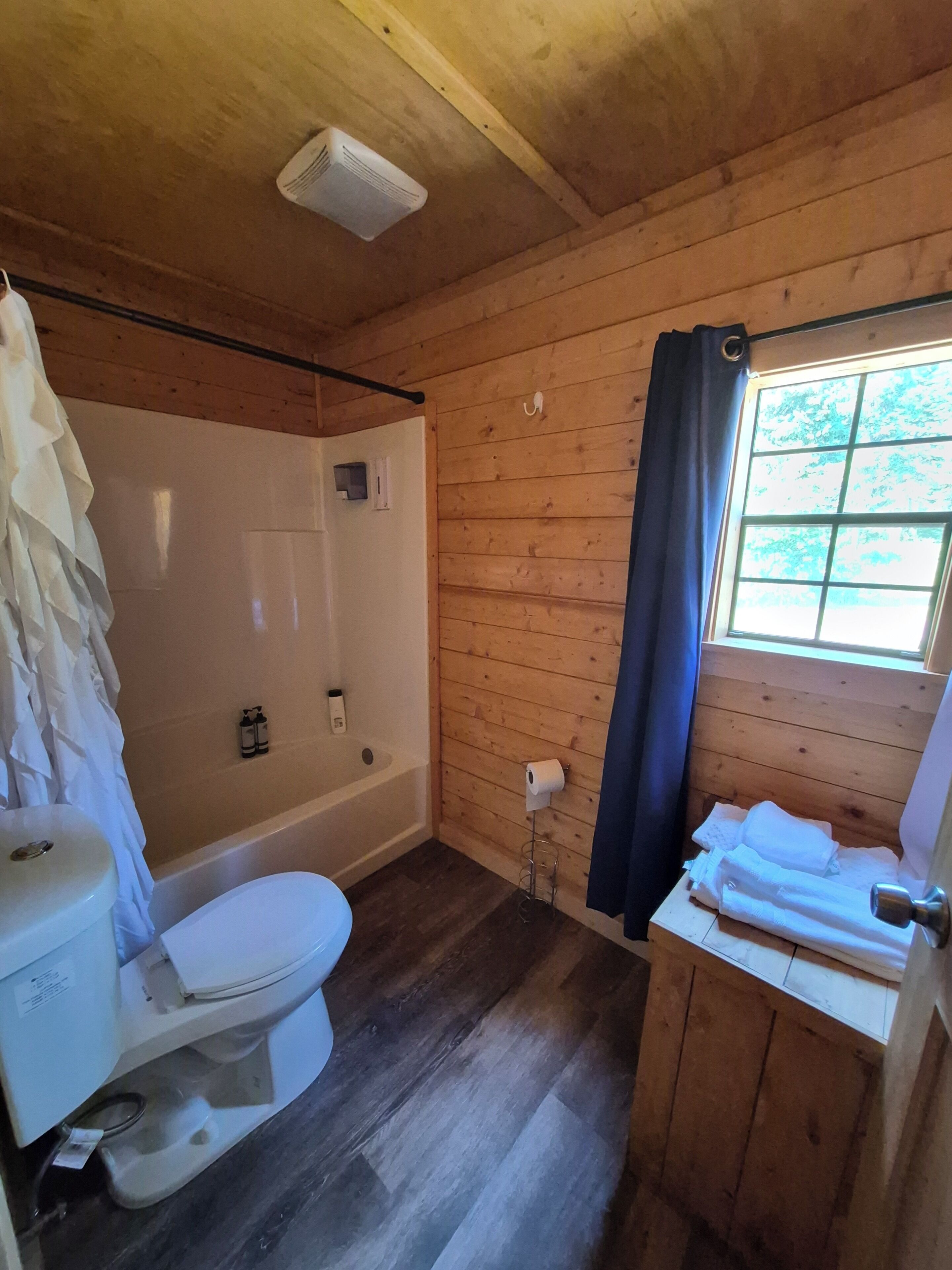 Towels, soap, toilet paper